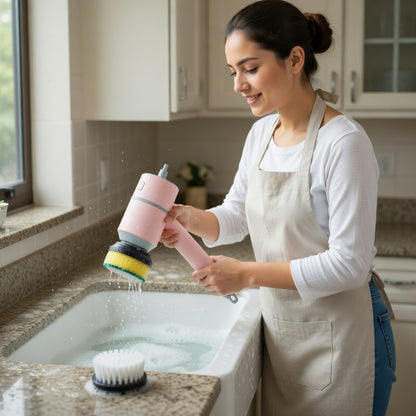 Automatic Electric Cleaning Brush for Tough Grime