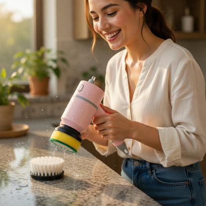Automatic Electric Cleaning Brush for Tough Grime
