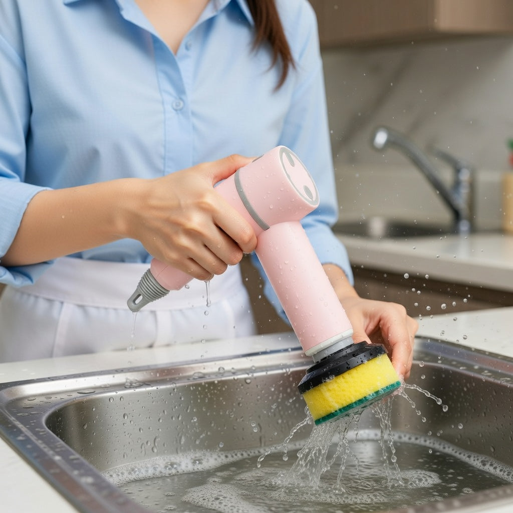 Automatic Electric Cleaning Brush for Tough Grime